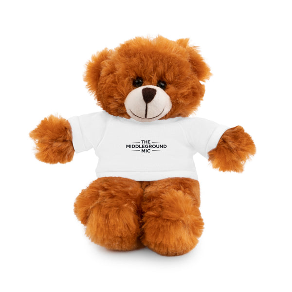 Adorable Stuffed Bear with Custom Tee - Perfect Gift for Kids, Birthdays, Baby Showers, and Collectors, Cute Plush Toy