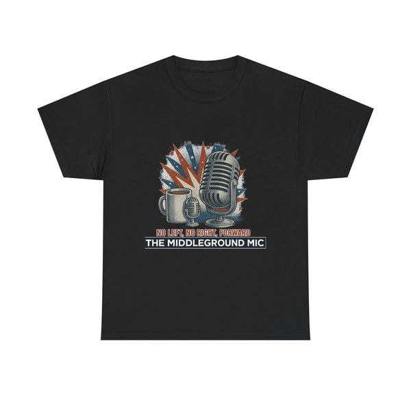 Vintage Mic Graphic Tee, Unisex Cotton Shirt, Music Lover Gift, Podcasting Apparel, Casual Concert Wear, Funny Quote Tee
