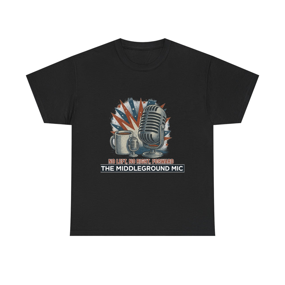 Vintage Mic Graphic Tee, Unisex Cotton Shirt, Music Lover Gift, Podcasting Apparel, Casual Concert Wear, Funny Quote Tee